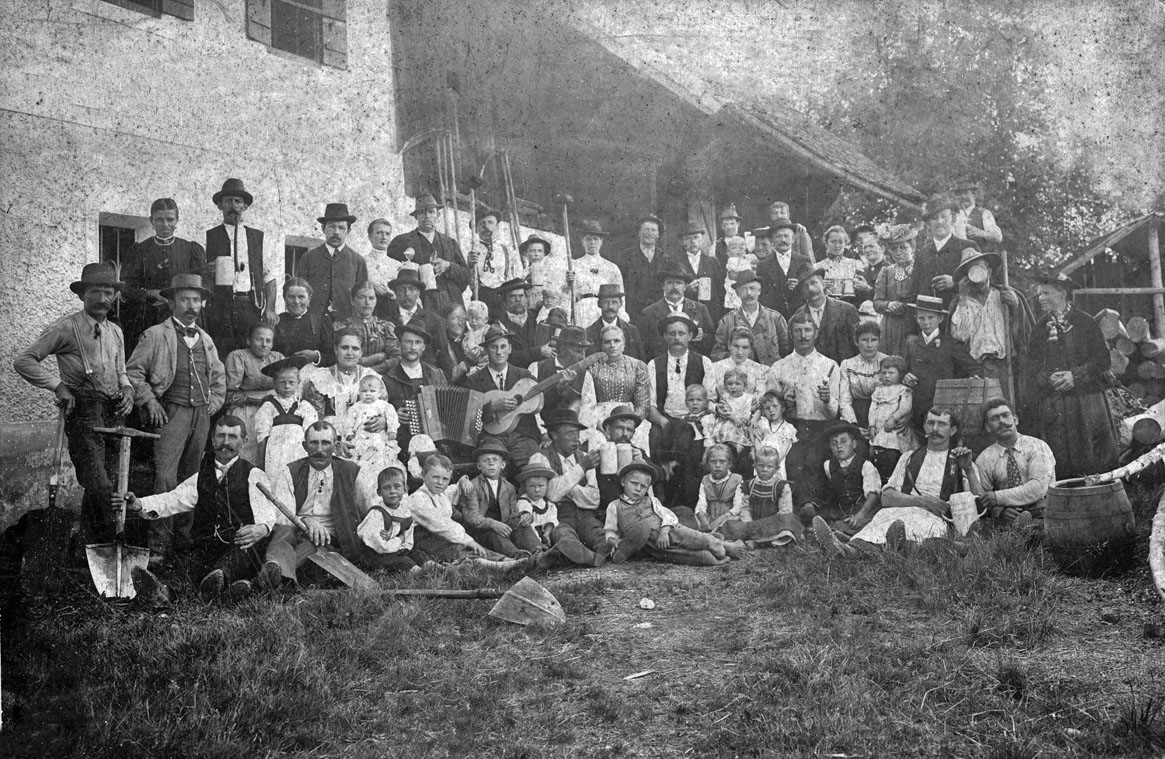 Die Steiner-Waslner beim Mollnwirt, 1905